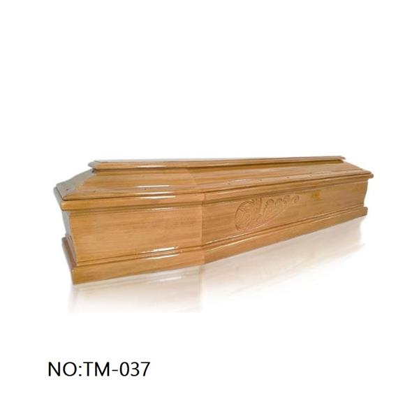 Paulownia wooden cinerary casket